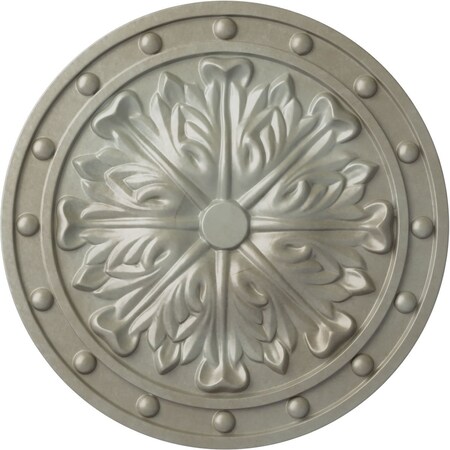 Ekena Millwork Foster Acanthus Leaf Ceiling Medallion (Fits Canopies up to 2 1/4"), 20 1/2"OD x 1 1/2"P, Flash Gold CM20FOFLS